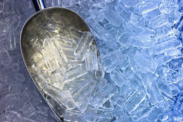 Why does ice taste bad after changing filters?
